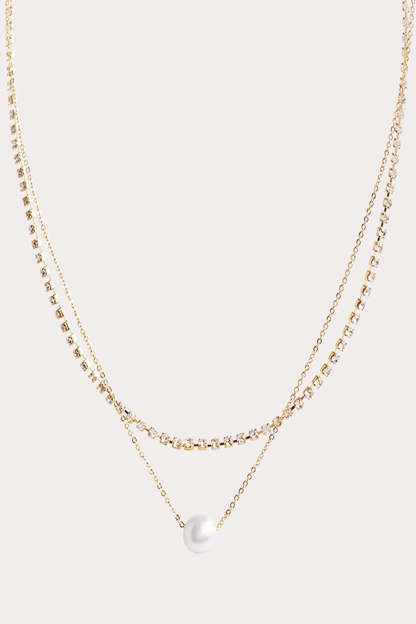 Birdy Grey Monaco Layered Pearl Necklace