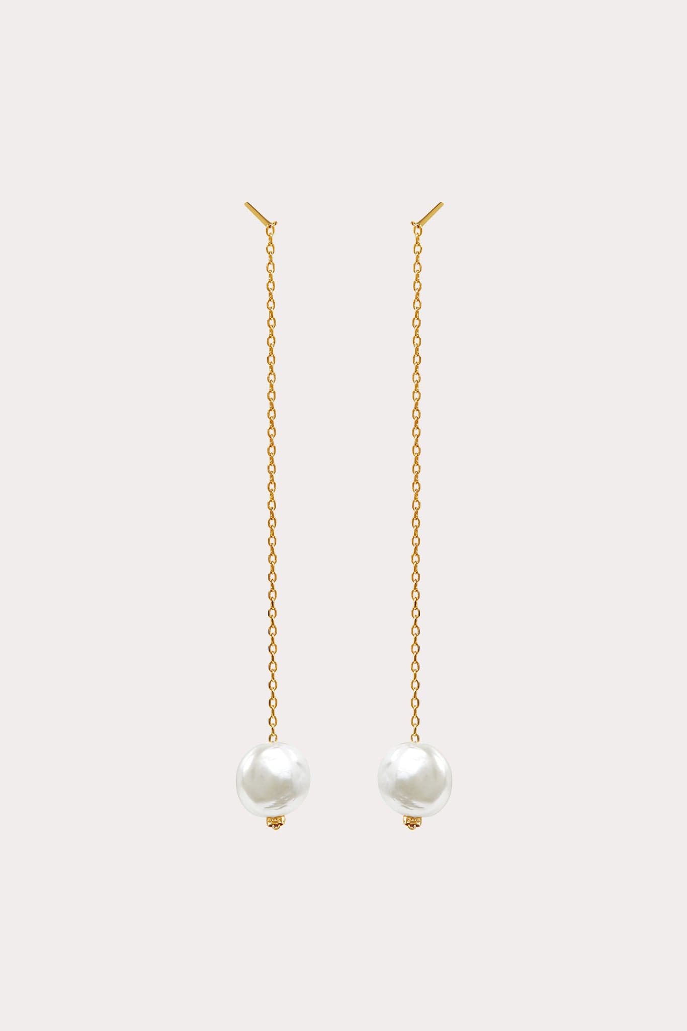 Birdy Grey Capri Baroque Pearl Drop Earrings